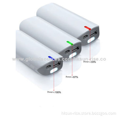 5200mAh power bank with LED flashlight